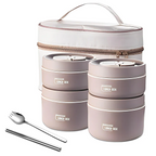 Lunch Box - Kit Potes Térmicos + Bolsa Térmica e Talheres [PAGUE 2 E LEVE 4]