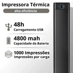 BluPrinter℠ - Impressora Portátil + (Refil de Papel e Brinde Surpresa)